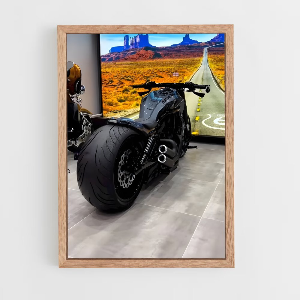 Poster moto Harley Davidson légendaire – affiche Harley-Davidson (vue 4)
